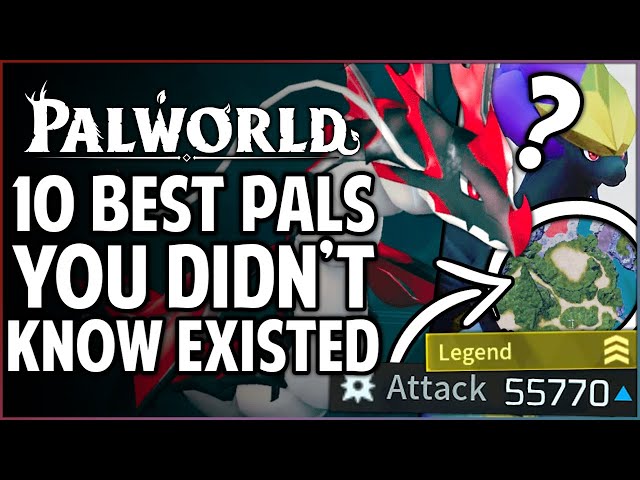 Palworld - 10 Rare MOST POWERFUL Pals You Don't Know About - Best Gaming Changing Secret Pal Guide!