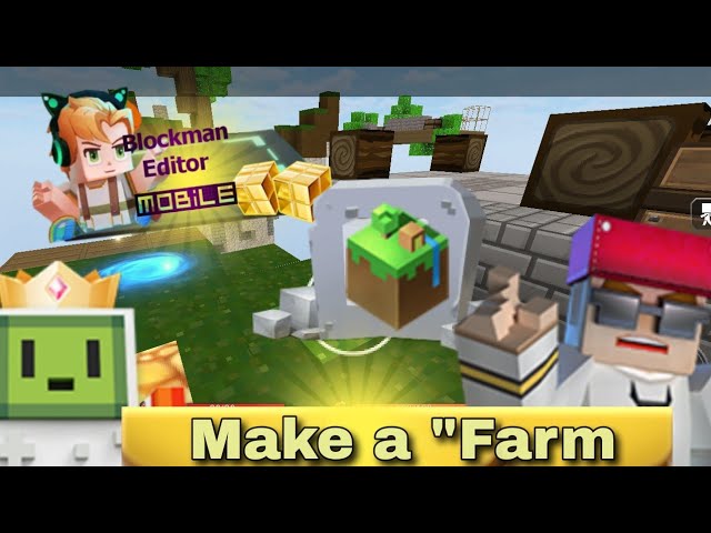 How to make a beautiful farm for your game? [Blockman Editor||ME||]