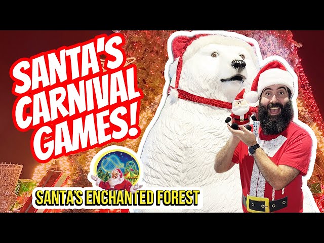 Christmas Carnival Games and Fun at Santa's Enchanted Forest!