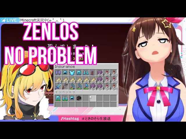 Tokino Sora Lost All Her Precious Item And Then Kaela Log In | Minecraft [Hololive/Sub]