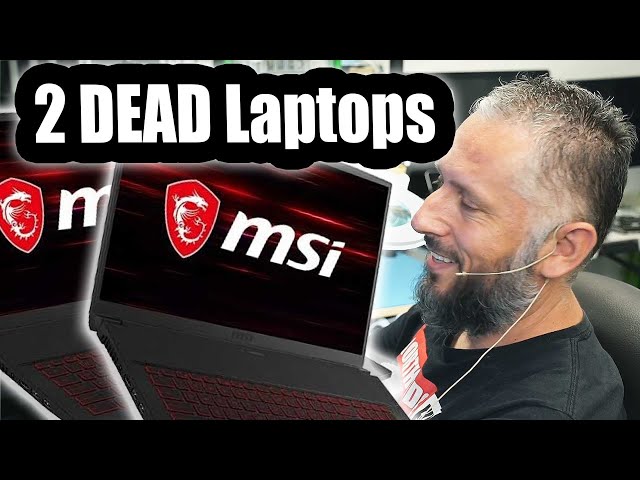 2 MSI Laptops MS-17 came in for repair - Can we save them ?