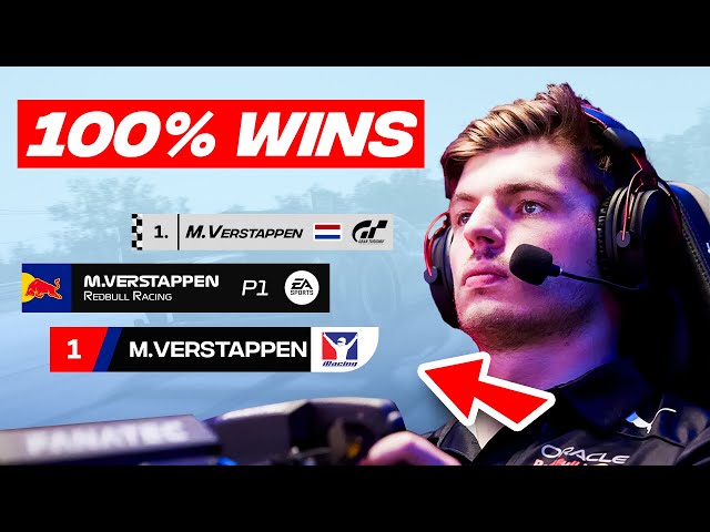 Why Max Verstappen is a Sim Racing Genius