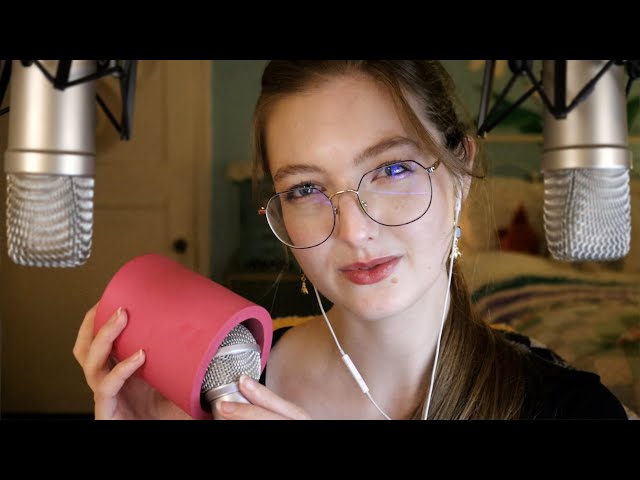ASMR Gentle Tapping & Scratching Sounds 🎤 Tingly & Sleepy Vibes