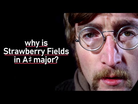 Why is Strawberry Fields Forever in A half-sharp major?