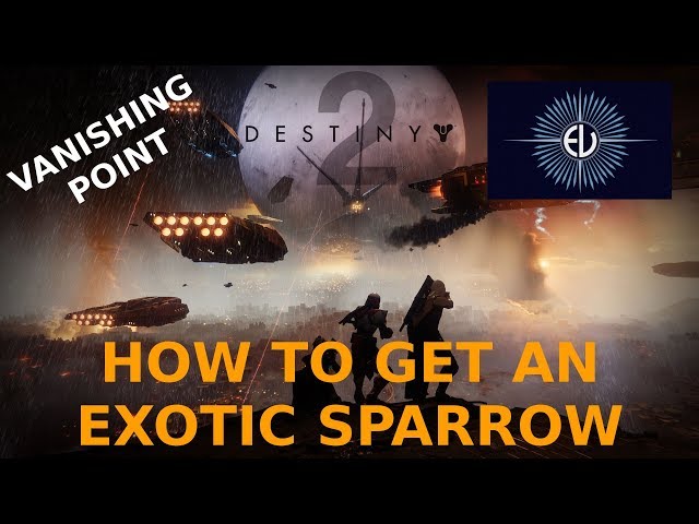 Destiny 2 -  Exotic Sparrows - How to get Vanishing Point - Bright Engram Loot