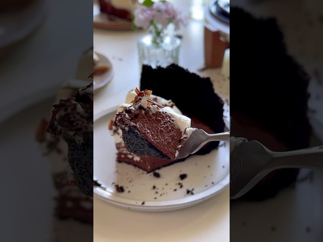 The must-make chocolate mousse cake