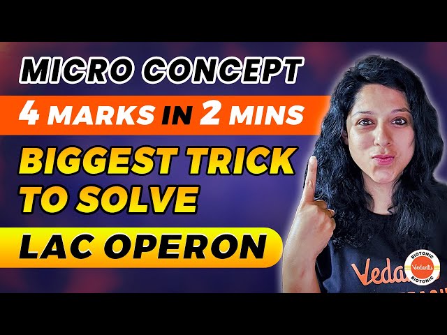 Micro Concept 🔍| Biggest Trick To solve lac Operon 🧬 | 4 Marks In 2 Mins ⏱️ | NEET 2024