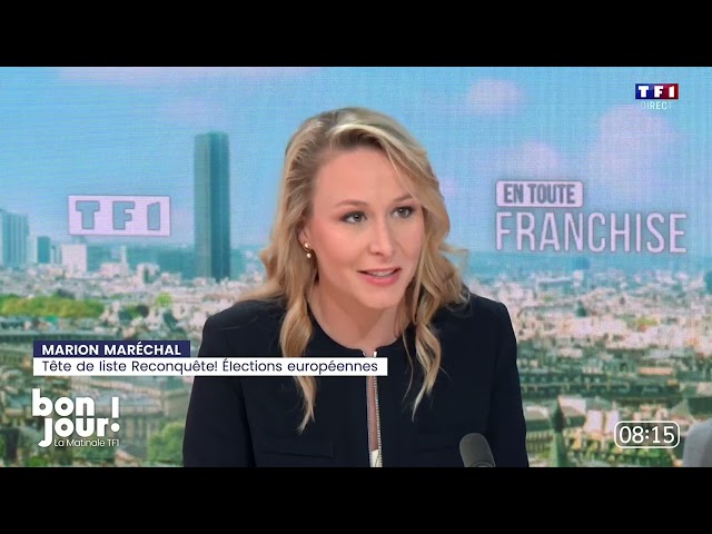 Marion Maréchal invitée de la matinale sur TF1