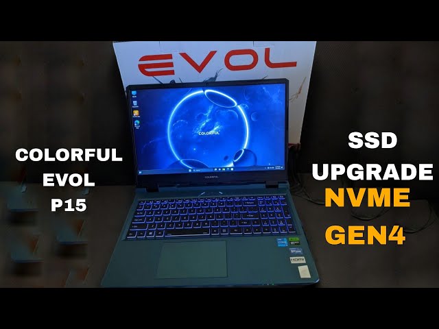 Colorful evol P-15 Gen 4 NVME SSD Upgrade
