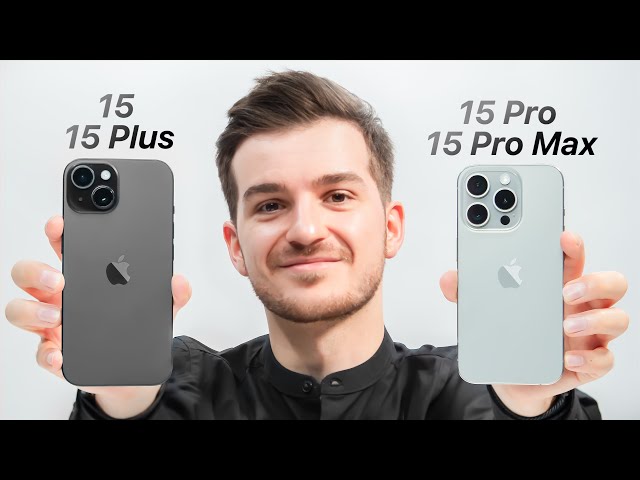 iPhone 15 vs 15 Pro vs 15 Pro Max - Camera Review!