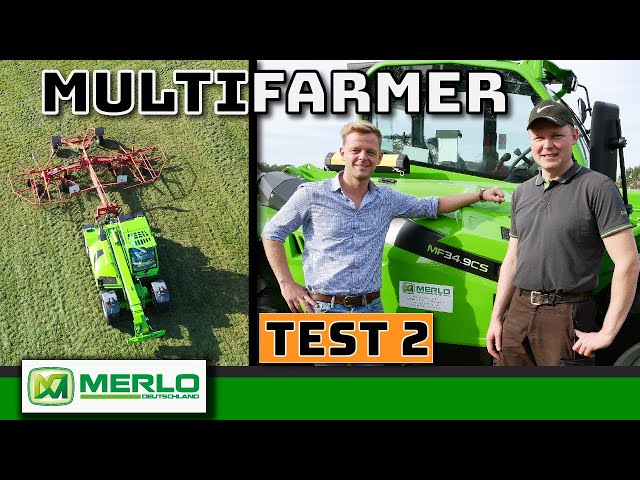 Test Multifarmer: 4. Schnitt wie beim Traktor? (Vorschau Teleskoplader bei der Grasernte)