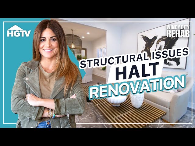 Will Structural Issues Derail This Modern Renovation? | Windy City Rehab | HGTV