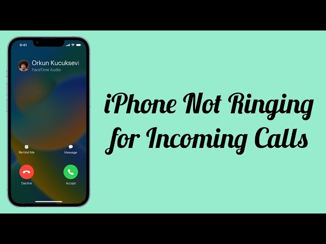 iPhone Not Ringing for Incoming Calls on iOS 17.4.1/7.5? Here's the fix