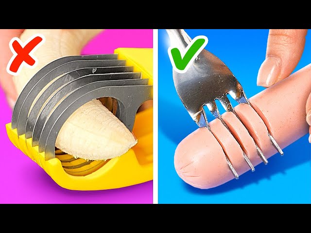Cooking Gadgets vs DIY Hacks🌭 *Fancy Tools and Cheap Crafts for the Kitchen*