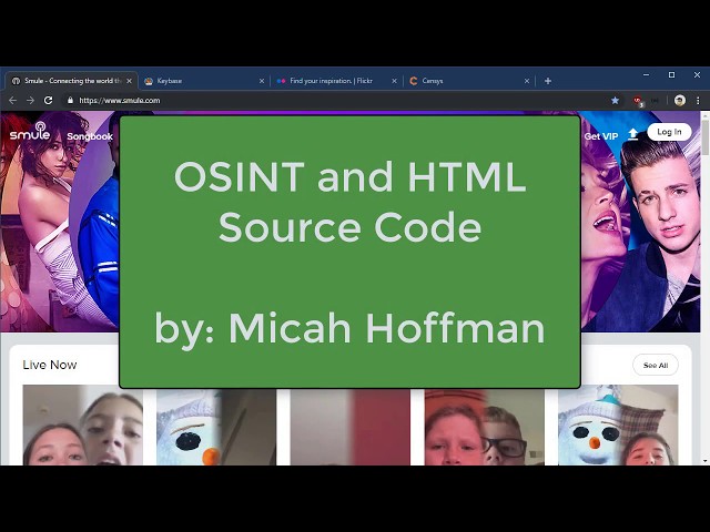 10 Minute Tip: Certificates: OSINT and HTML Source Code