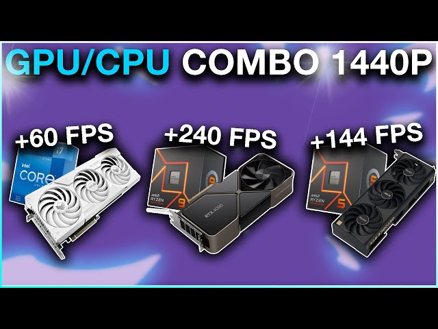 Best CPU & GPU Combos for 1440p Gaming PC Builds in 2024!