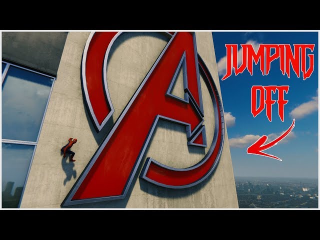 Marvel's Spider-Man (PS4) | Hero For Higher 'Rare' Trophy Unlock | Jumping Off Avengers Towers