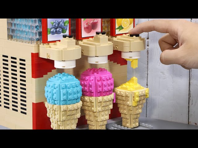 LEGO Rainbow Ice Cream 🍦🌈 Perfect Dessert Recipe