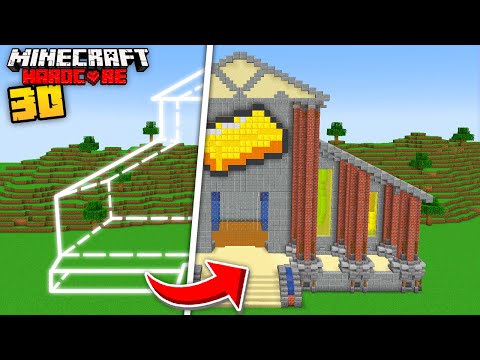I Built a GOLD FACTORY in Minecraft Hardcore