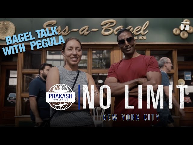 Jessica Pegula eats Ess-a-Bagel with Prakash | NO LIMIT NYC
