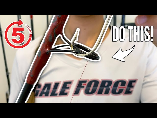 HOW TO STORE FISHING ROD AND REEL FOR EVERYDAY USE | Gale Force Twins