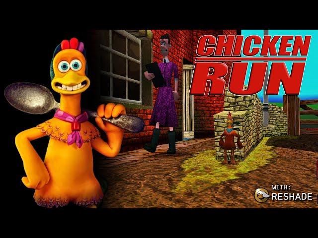 Chicken Run HD Reshade FULL GAME - Playthrough Gameplay
