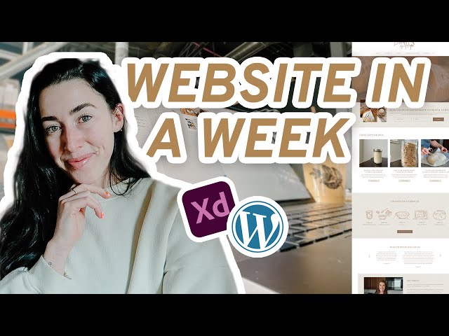 WEBSITE IN A WEEK | Adobe XD and WordPress Website Design
