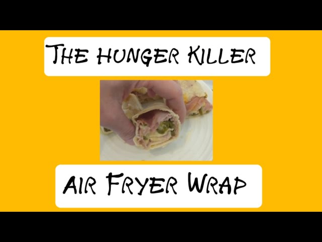 A very quick and super versatile air fryer wrap recipe