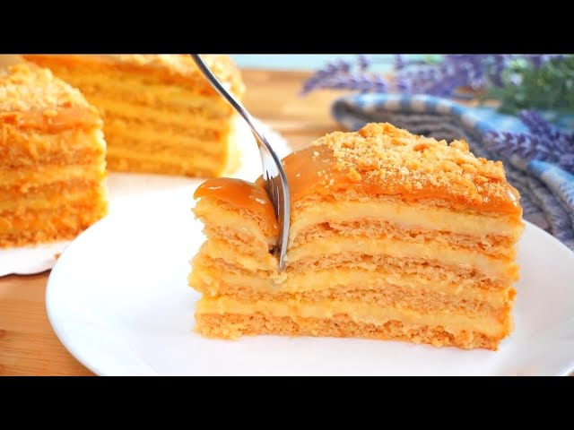 Creamy pudding CAKE, only 2 minutes baking time !! So tender that it melts in your mouth!