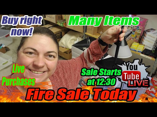 Live Fire Sale Buy Direct from me! Check out the amazing items on todays sale!