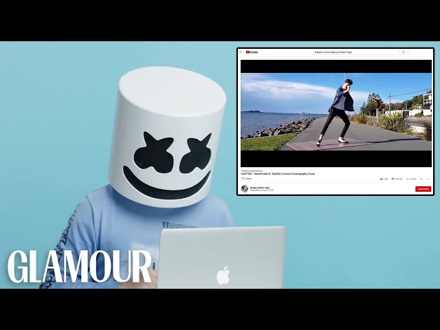 Marshmello Watches Fan Covers On YouTube | Glamour