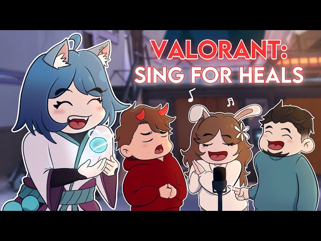 I made my friends sing for heals in Valorant (feat. Siri, Pine, and Natt)