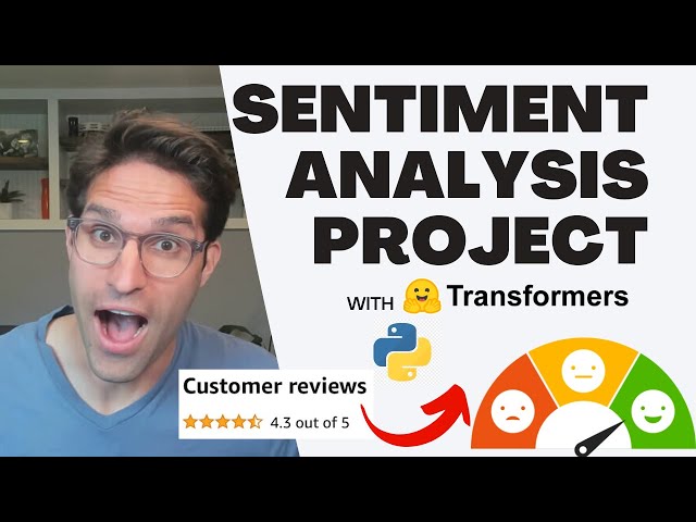 Python Sentiment Analysis Project with NLTK and 🤗 Transformers. Classify Amazon Reviews!!