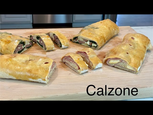 Calzones (Sausage, Spinach & Provolone and Italian Cold cuts)