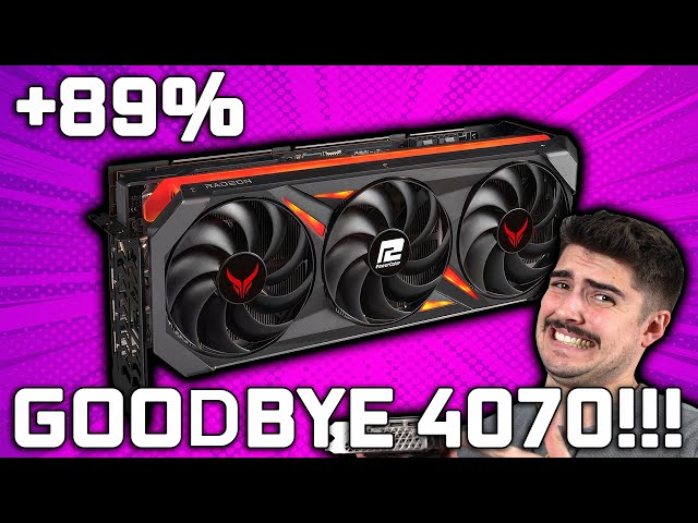 Bye 4070 - Red Devil RX 7800 XT Overclocking & Review