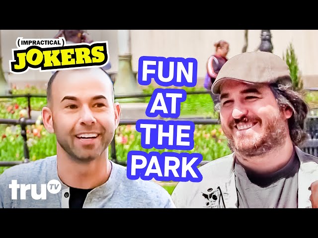 Funniest Park Challenges - Part 2 (Mashup) | Impractical Jokers | truTV
