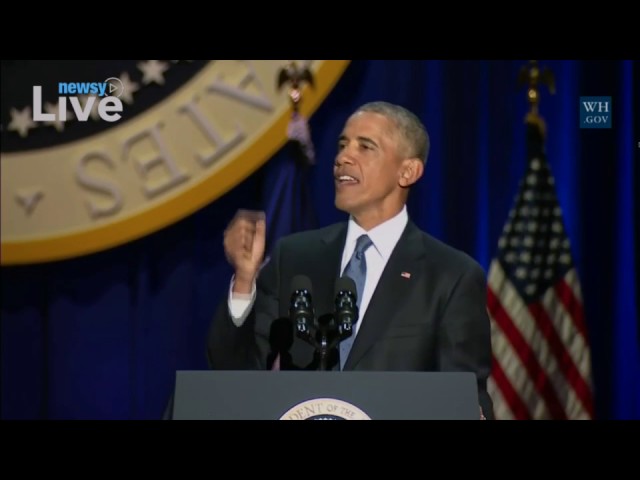 Newsy Live - President Obama's farewell address