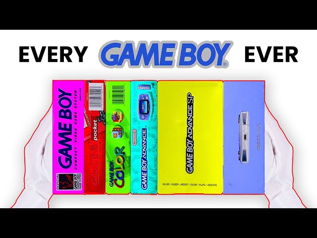 I Bought Every Game Boy Ever