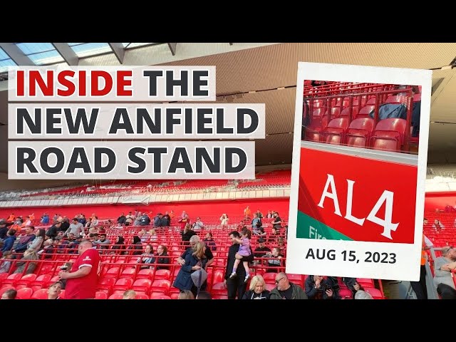 First look INSIDE the new Anfield Road Stand | Anfield Test Event