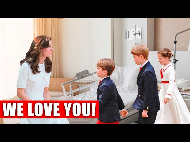 The Heart-melting Moment of George, Charlotte and Louis' Reactions About Catherine in the Hospital