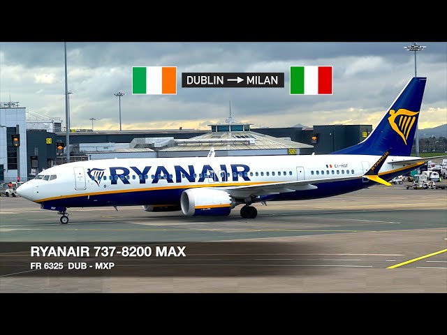 FINALLY ON RYANAIR’S GAMECHANGER! | Ryanair (Malta Air) 737-8200 MAX | Dublin ✈ Milan MXP