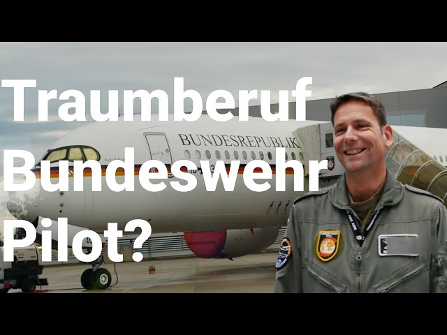 Traumjob Pilot bei der Bundeswehr? Soldat der Flugbereitschaft stellt seinen Job und Airbus A319 vor