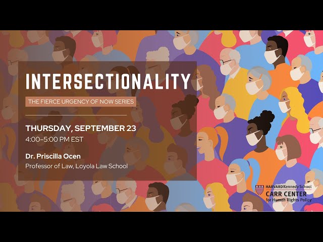 Intersectionality with Dr. Priscilla Ocen