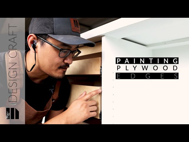 How to Paint Plywood Edges // How to // Woodworking