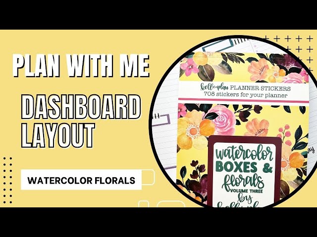 Plan With Me | Dashboard Layout