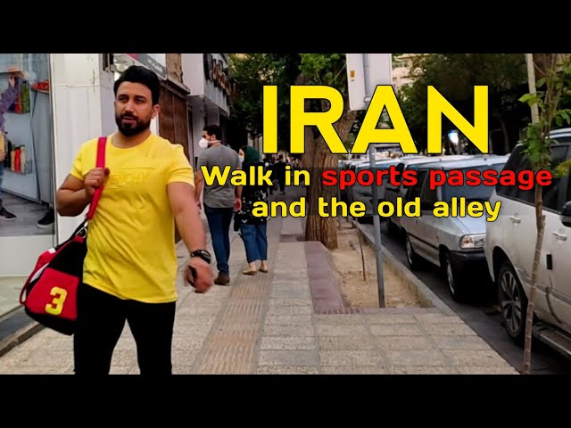 IRAN - Shiraz Walking Tour on Sport Shopping Center 2022 walk پاساژ اسپورت و خیابان های قدیمی ومعروف