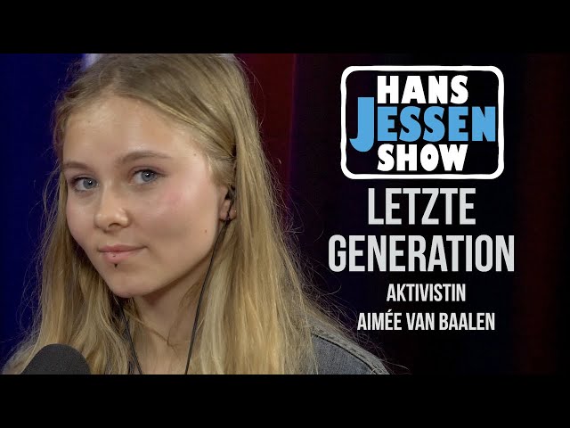Politiksprechstunde zur "Letzten Generation": HANS JESSEN SHOW mit Aimée van Baalen
