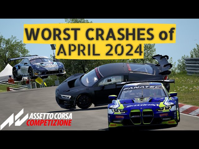 Worst Crashes of April 2024 | Assetto Corsa Competizione