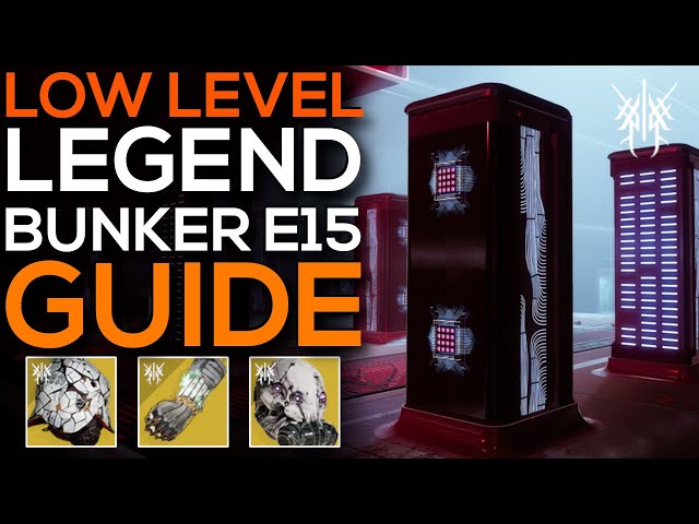 ANY POWER LEVEL - EASY SOLO Legend Lost Sector Bunker E15 Guide - Beyond Light Destiny 2