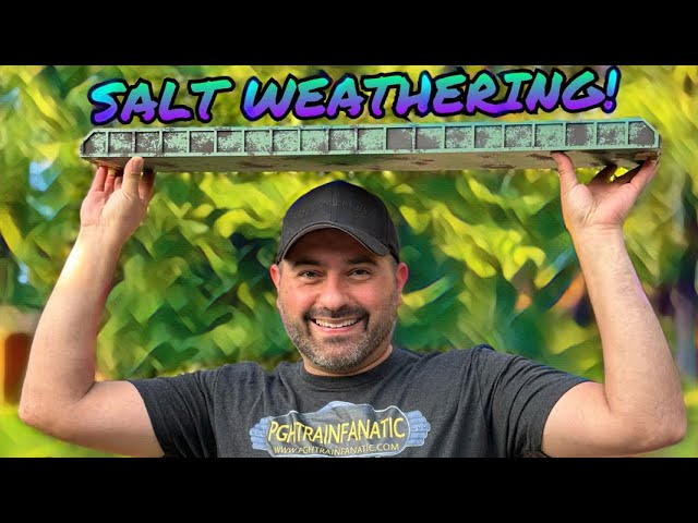 SUPER EASY!!  How to Salt Weathering on your model railroad!